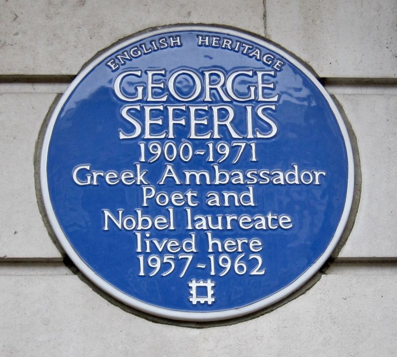 George Seferis Marker image. Click for full size.