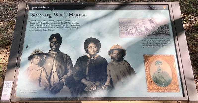 Serving with Honor Marker. Click for full size. Serving with Honor Marker image. Click for full size.