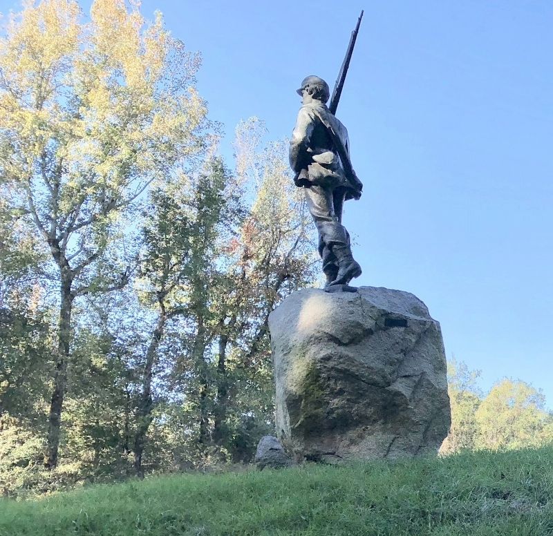View of Massachussetts statue.. Click for full size. View of Massachussetts statue. image. Click for full size.