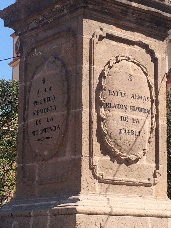 Independence Column of Celaya Marker. Click for full size. Independence Column of Celaya Marker image. Click for full size.