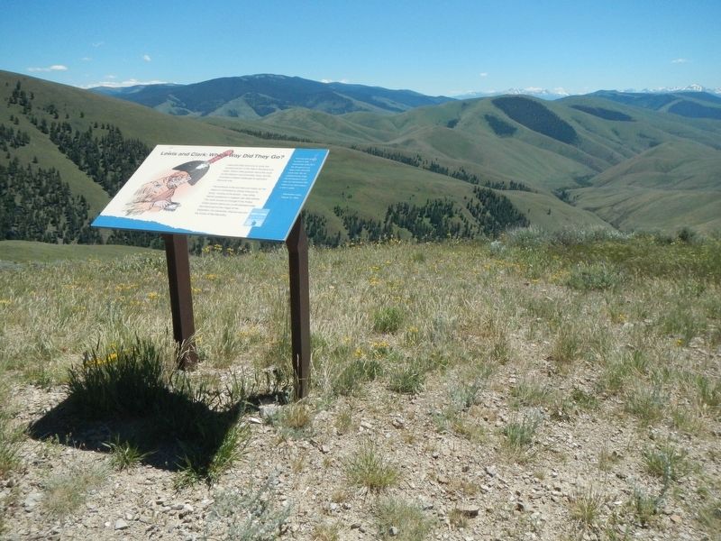 Lewis and Clark: Which Way Did They Go? Marker. Click for full size. Lewis and Clark: Which Way Did They Go? Marker image. Click for full size.