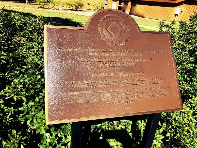 Monumental Earthworks of Poverty Point Marker image. Click for full size.