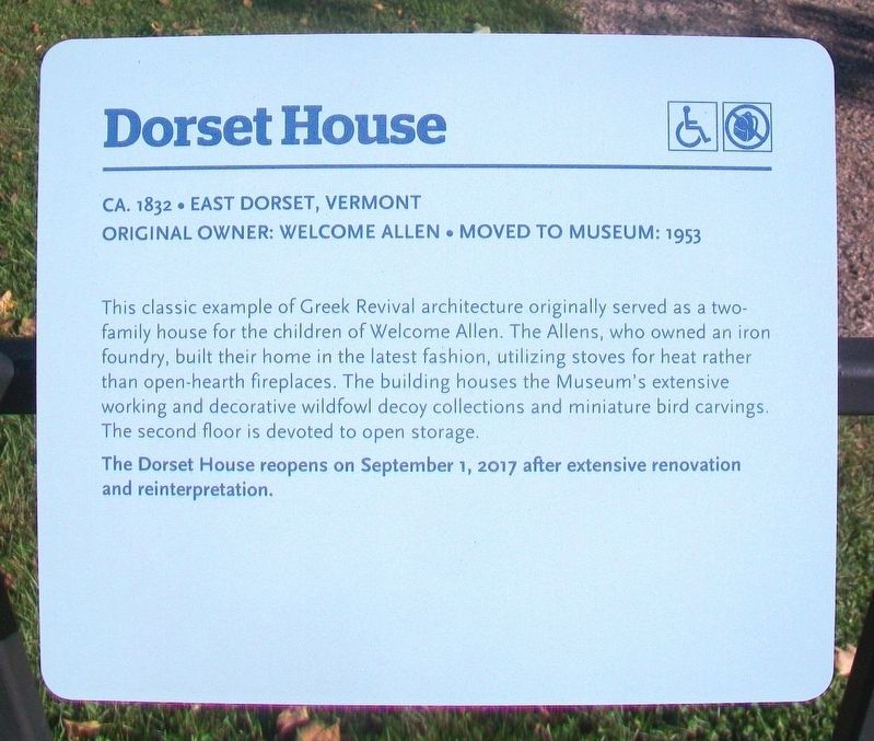 Dorset House Marker. Click for full size. Dorset House Marker image. Click for full size.