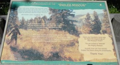 The Beginning of the "Endless Missouri" Marker. Click for full size. The Beginning of the "Endless Missouri" Marker image. Click for full size.