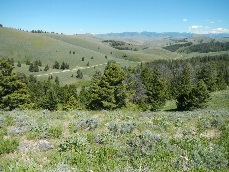 From Lemhi Pass looking east to Montana image. Click for full size.