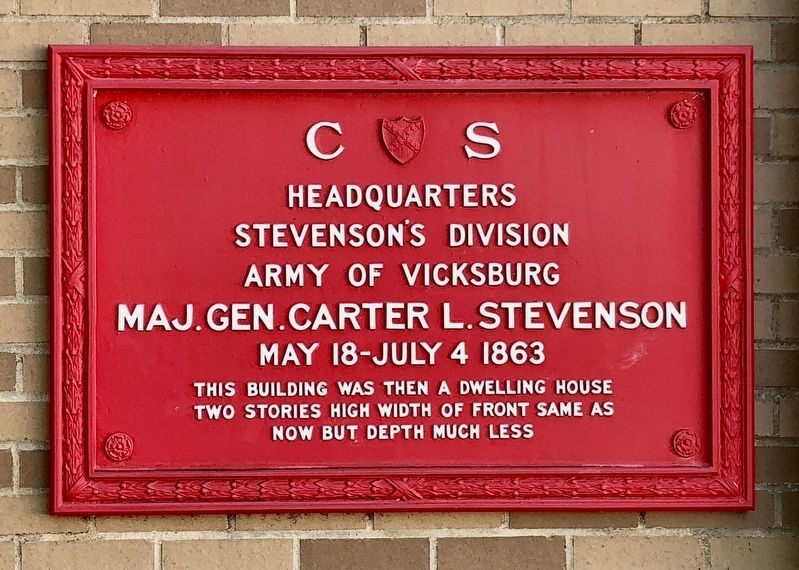 C.S. Headquarters Stevensons Divison Marker image. Click for full size.