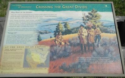 Crossing the Great Divide Marker image. Click for full size.