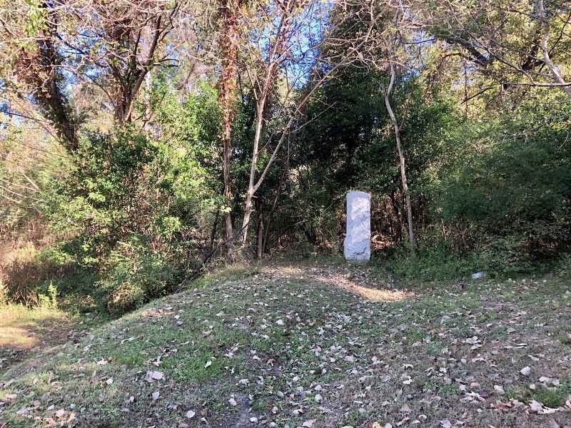 Company A 1st Light Artillery Marker can be seen from Grove Street looking north.. Click for full size. Company A 1st Light Artillery Marker can be seen from Grove Street looking north. image. Click for full size.