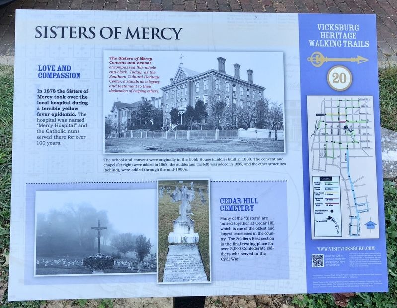 Sisters of Mercy Marker. Click for full size. Sisters of Mercy Marker image. Click for full size.