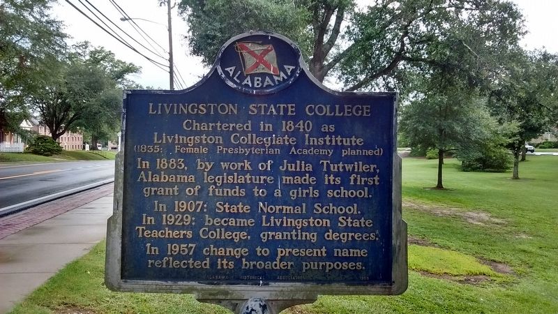 Livingston State College Marker image. Click for full size.