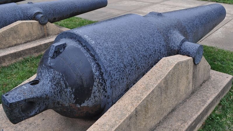 A 7-inch single-banded Brooke rifle captured aboard CSS Atlanta.. Click for full size. A 7-inch single-banded Brooke rifle captured aboard CSS Atlanta. image. Click for full size.