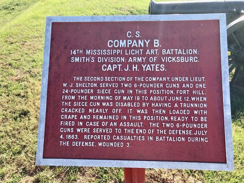 <small>C.S.</small> Company B, Marker image. Click for full size.
