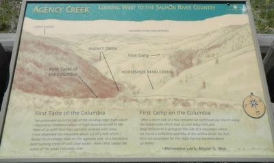 Agency Creek Marker image. Click for full size.