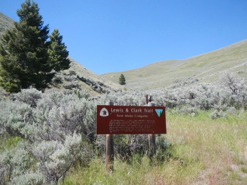 First Idaho Campsite Marker image. Click for full size.