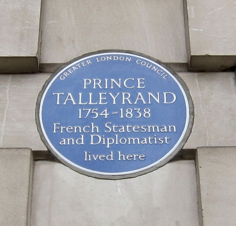 Prince Talleyrand Marker image. Click for full size.