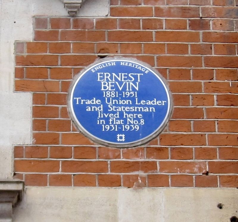 Ernest Bevin Marker. Click for full size. Ernest Bevin Marker image. Click for full size.