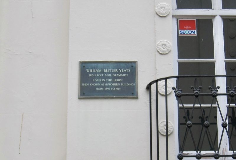 William Butler Yeats Marker image. Click for full size.