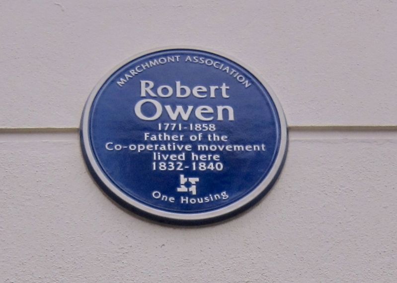 Robert Owen Marker image. Click for full size.