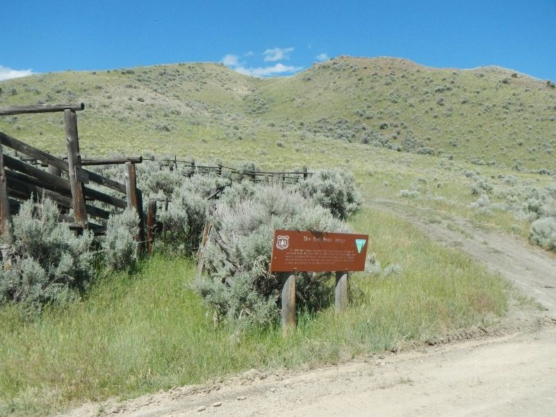The Red Rock Stage Marker. Click for full size. The Red Rock Stage Marker image. Click for full size.