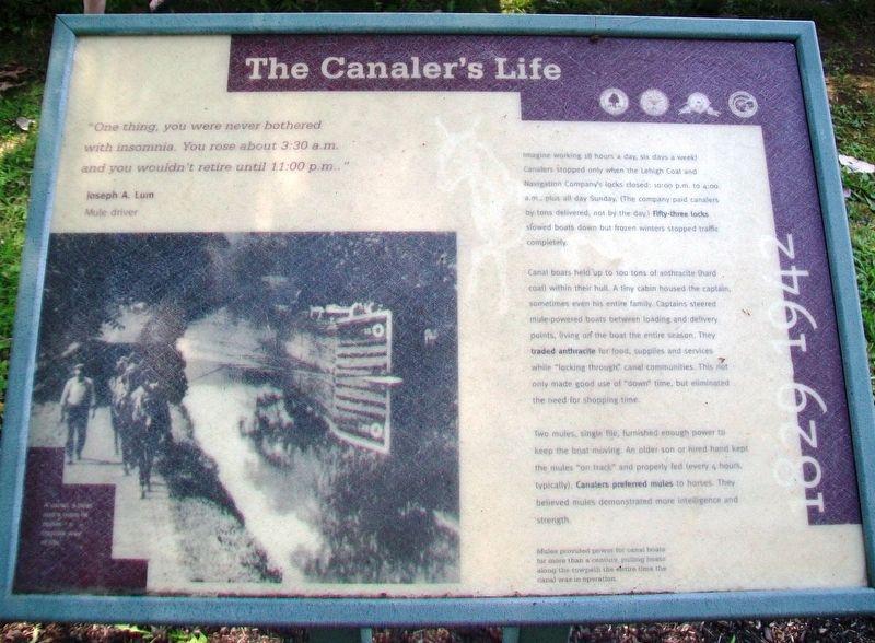The Canaler's Life Marker. Click for full size. The Canaler's Life Marker image. Click for full size.
