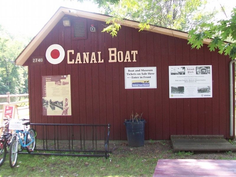 Canal Boats Marker. Click for full size. Canal Boats Marker image. Click for full size.