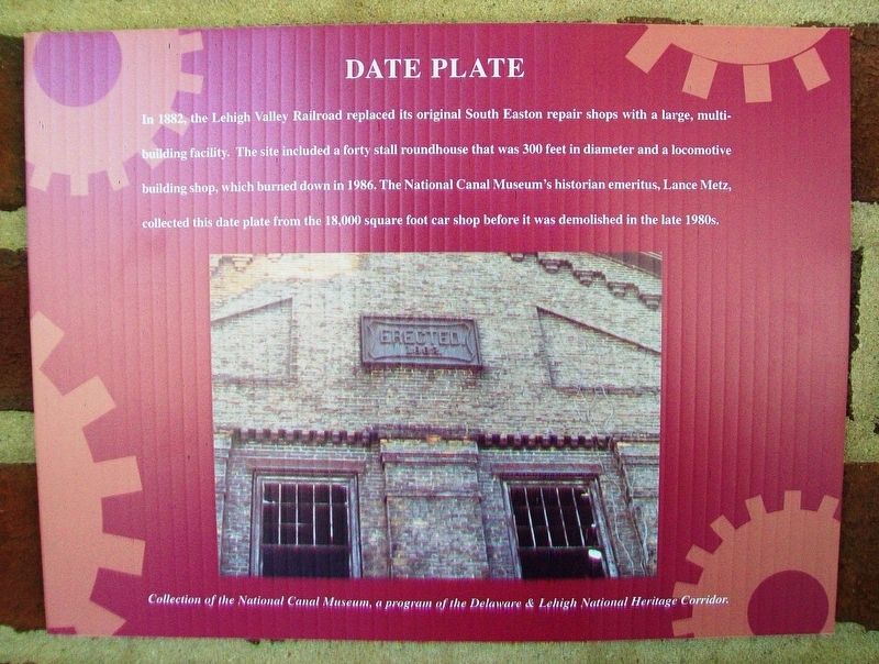 Date Plate Marker image. Click for full size.