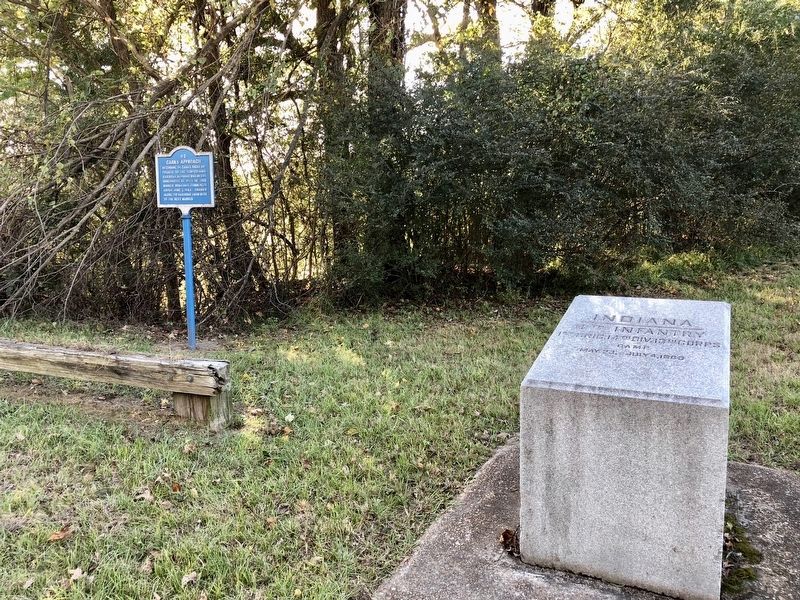 <small>U.S.</small> Carr's Approach Marker. Click for full size. <small>U.S.</small> Carr's Approach Marker image. Click for full size.