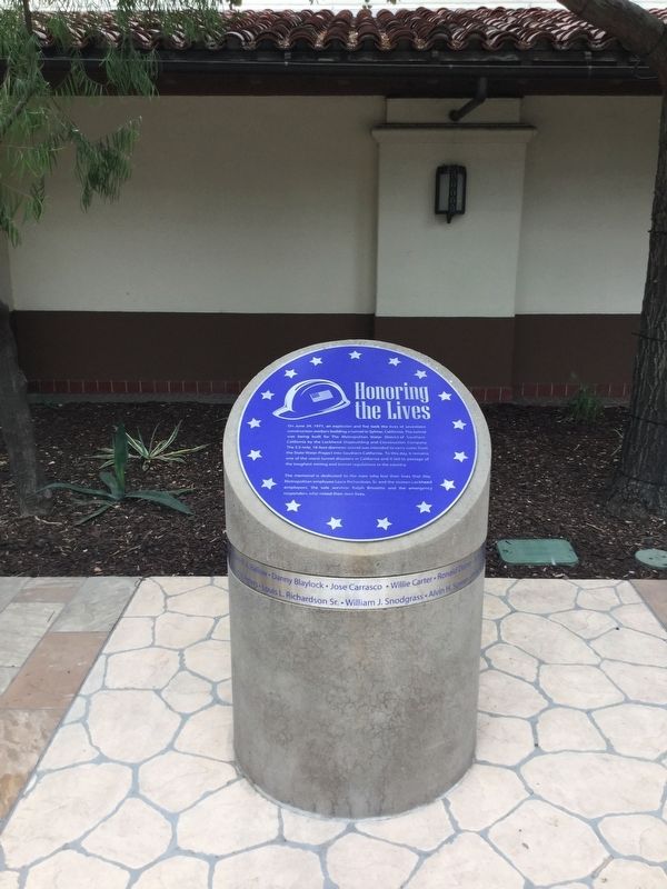 Sylmar Tunnel Disaster Marker. Click for full size. Sylmar Tunnel Disaster Marker image. Click for full size.