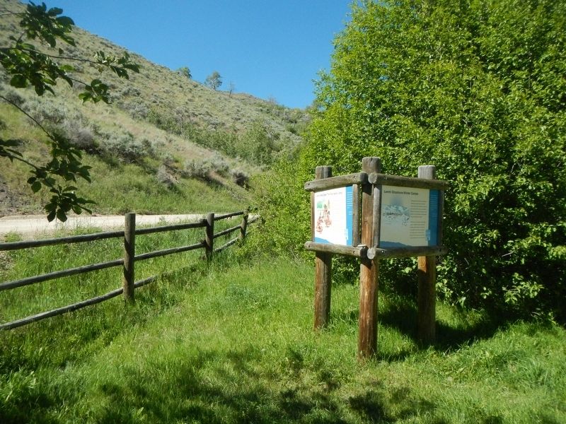 Lewis and Clark: The First Idaho Camp Marker. Click for full size. Lewis and Clark: The First Idaho Camp Marker image. Click for full size.