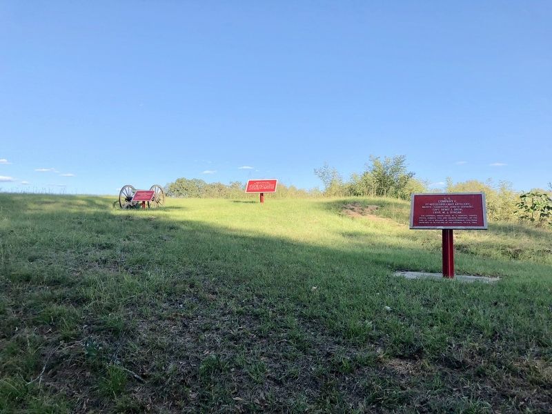 <small>C.S.</small> Company E, marker on right. image. Click for full size.