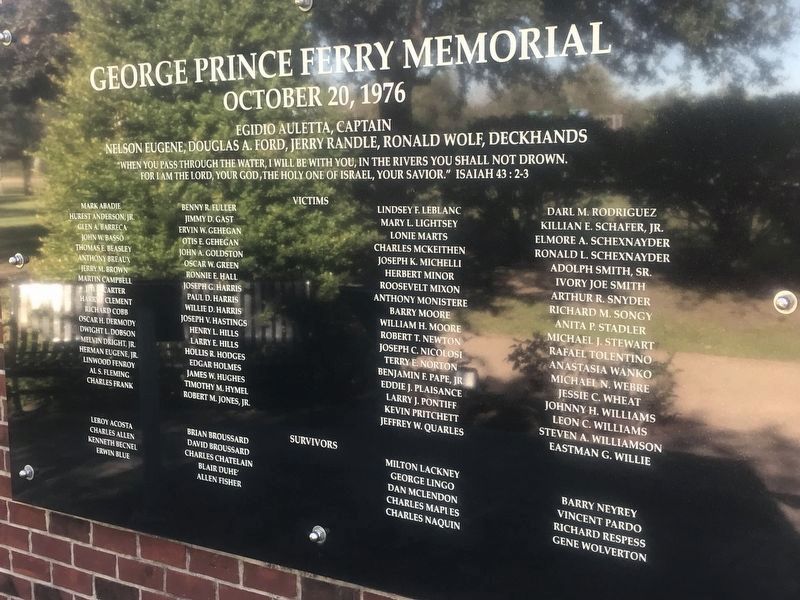 George Prince Ferry Memorial Marker image. Click for full size.