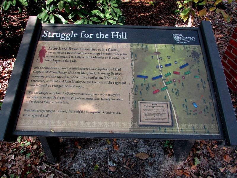 Struggle for the Hill Marker image. Click for full size.