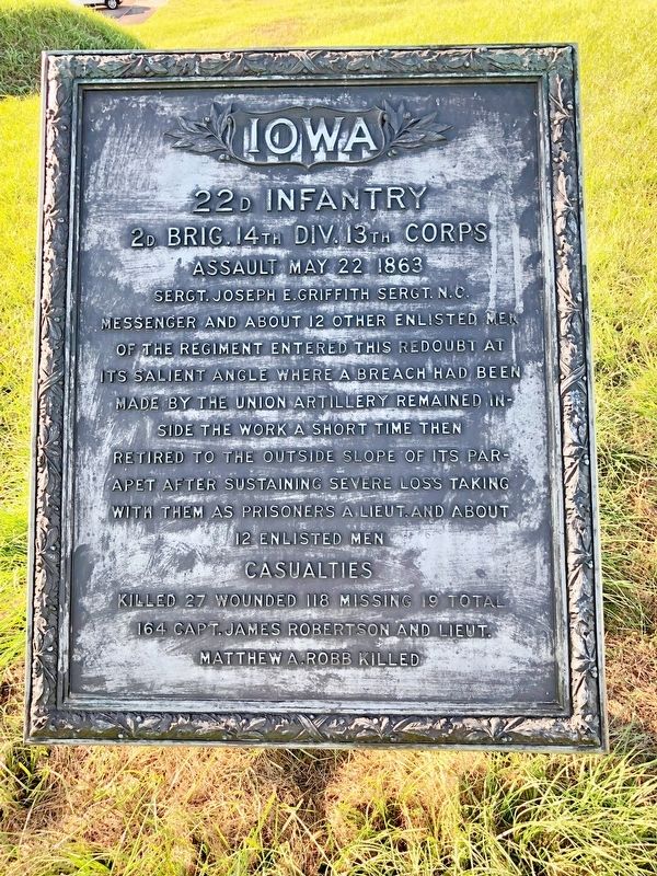 Iowa Marker. Click for full size. Iowa Marker image. Click for full size.