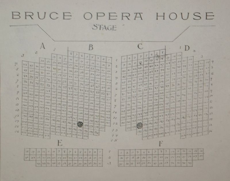 Bruce Opera House Seating image. Click for full size.