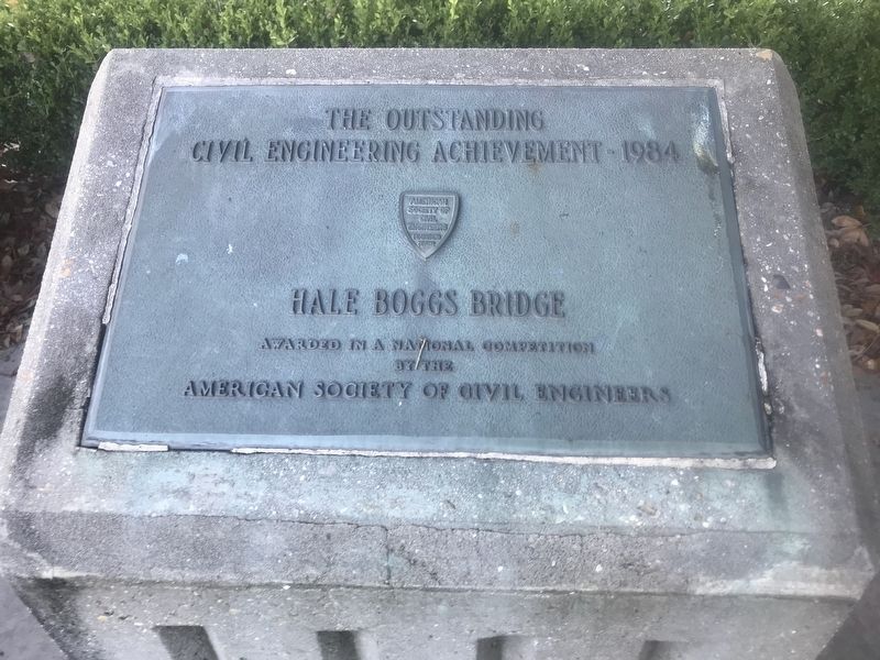 Hale Boggs Bridge Marker image. Click for full size.