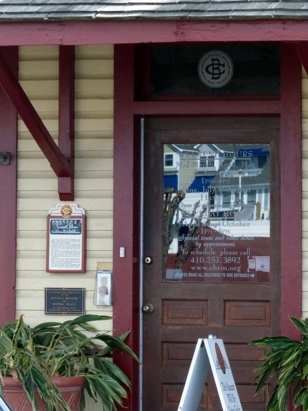 Chesapeake Beach Railway Station Marker image. Click for full size.