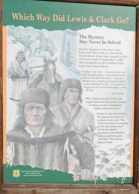 Which Way Did Lewis & Clark Go? Marker image. Click for full size.