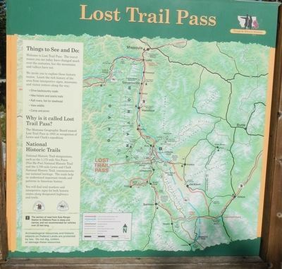 Lost Trail Pass panel image. Click for full size.
