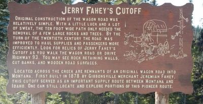 Jerry Fahey’s Cutoff Marker image. Click for full size.