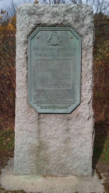 Sullivan Expedition Against the Iroquois Indians 1779 Monument image. Click for full size.