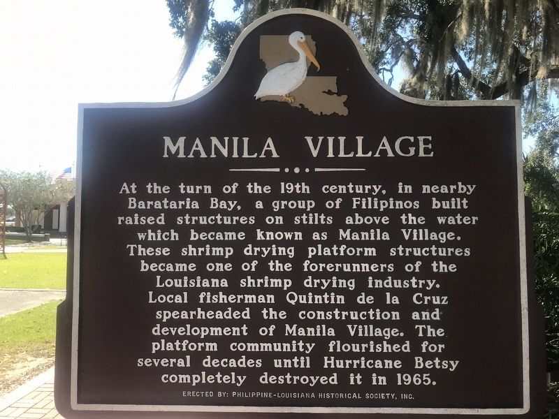 Manila Village Marker image. Click for full size.