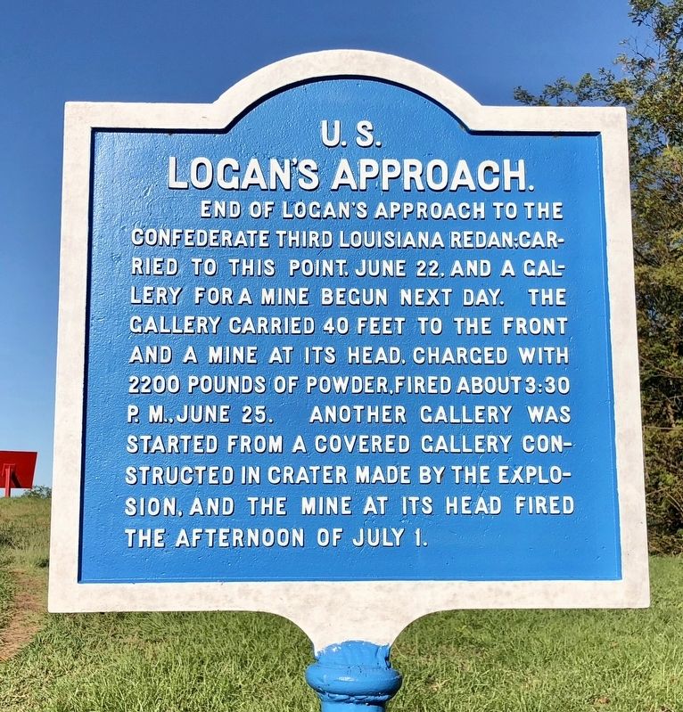 <small>U.S. </small> Logan's Approach. Marker image. Click for full size.