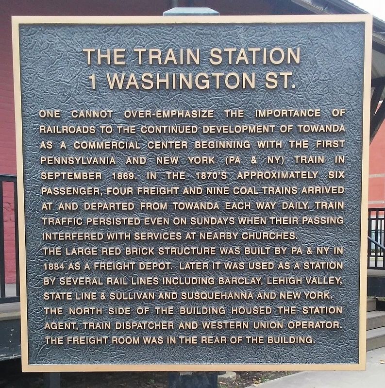 The Train Station Marker image. Click for full size.