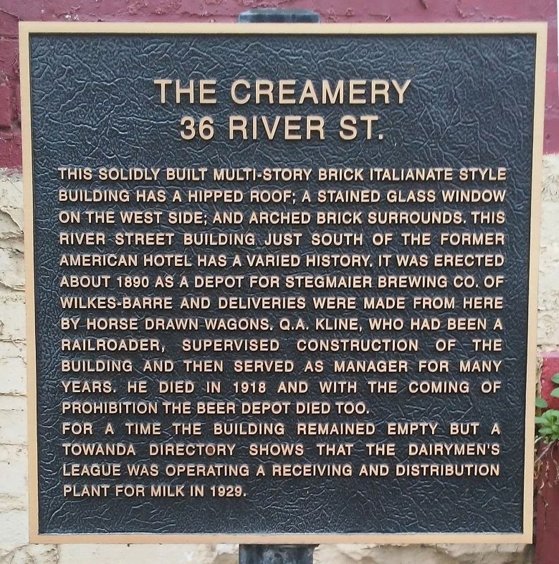 The Creamery Marker. Click for full size. The Creamery Marker image. Click for full size.