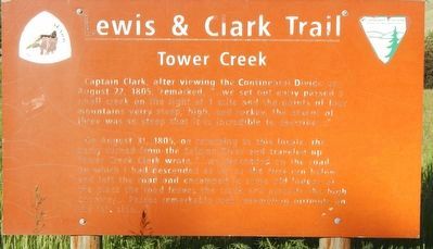 Tower Creek Marker. Click for full size. Tower Creek Marker image. Click for full size.