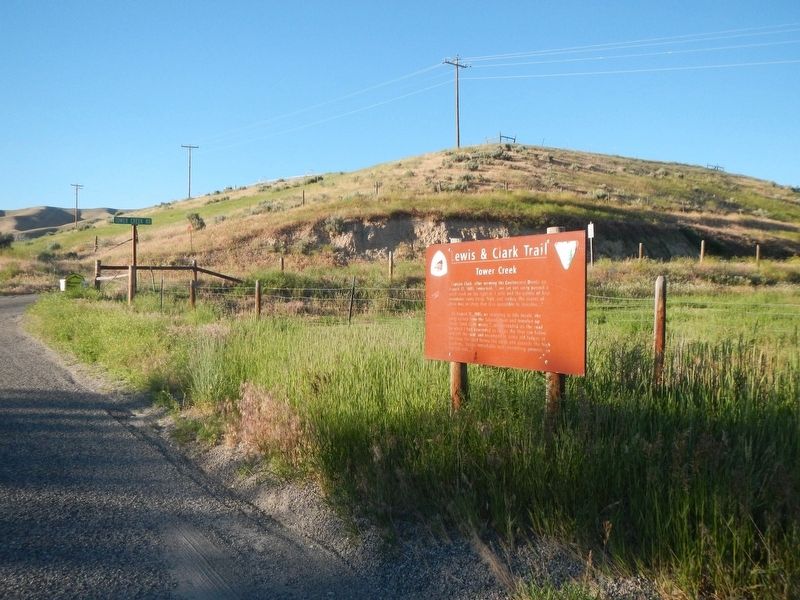 Tower Creek Marker. Click for full size. Tower Creek Marker image. Click for full size.