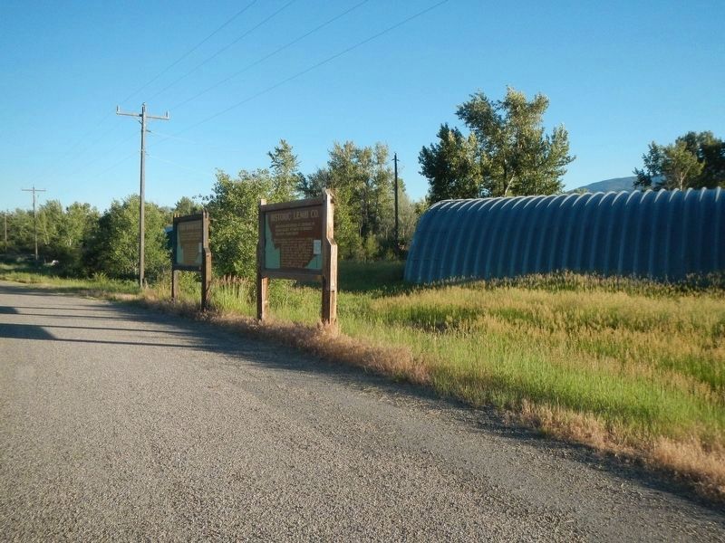 Historic Lemhi Co. Marker. Click for full size. Historic Lemhi Co. Marker image. Click for full size.