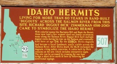 Idaho Hermits Marker. Click for full size. Idaho Hermits Marker image. Click for full size.