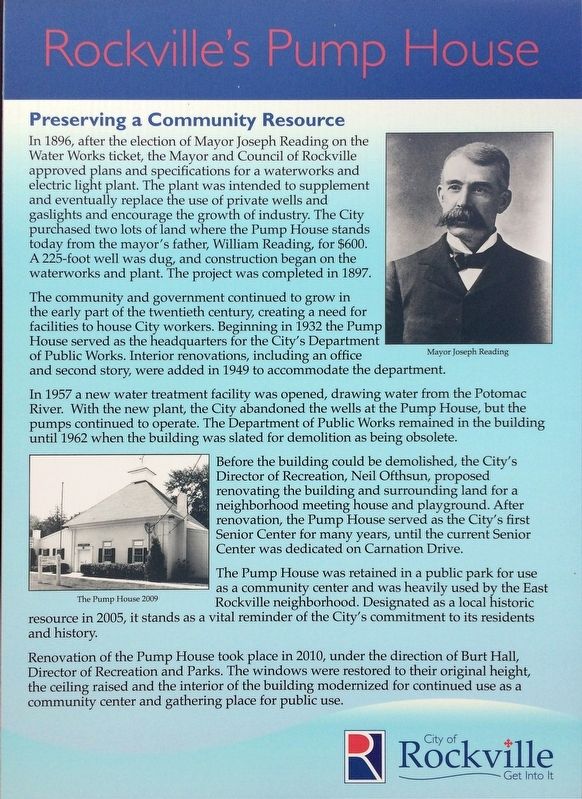 Preserving a Community Resource Marker image. Click for full size.