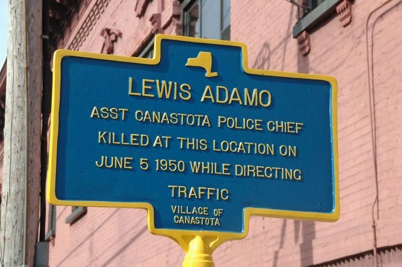 Lewis Adamo Marker. Click for full size. Lewis Adamo Marker image. Click for full size.